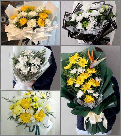 湖北随州市广水市关庙镇中心村白事花束代送